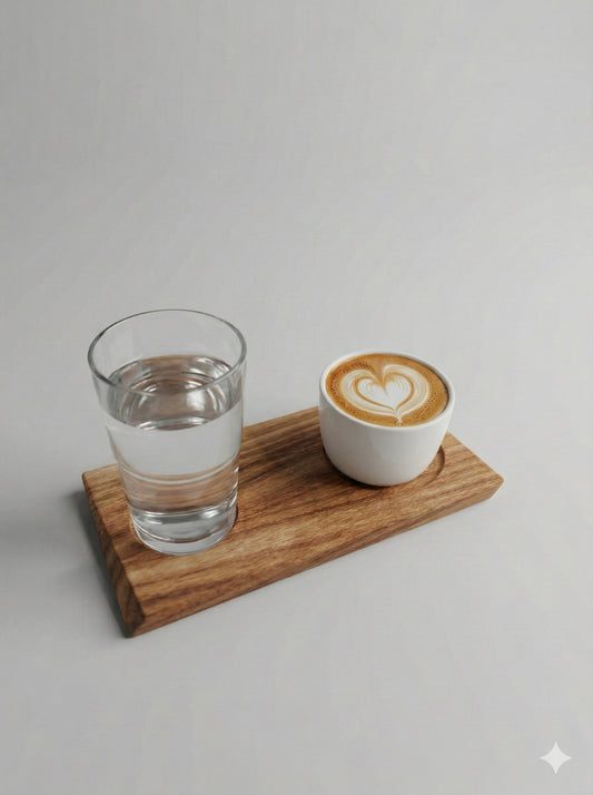 Servierbrettchen aus wilder Eiche